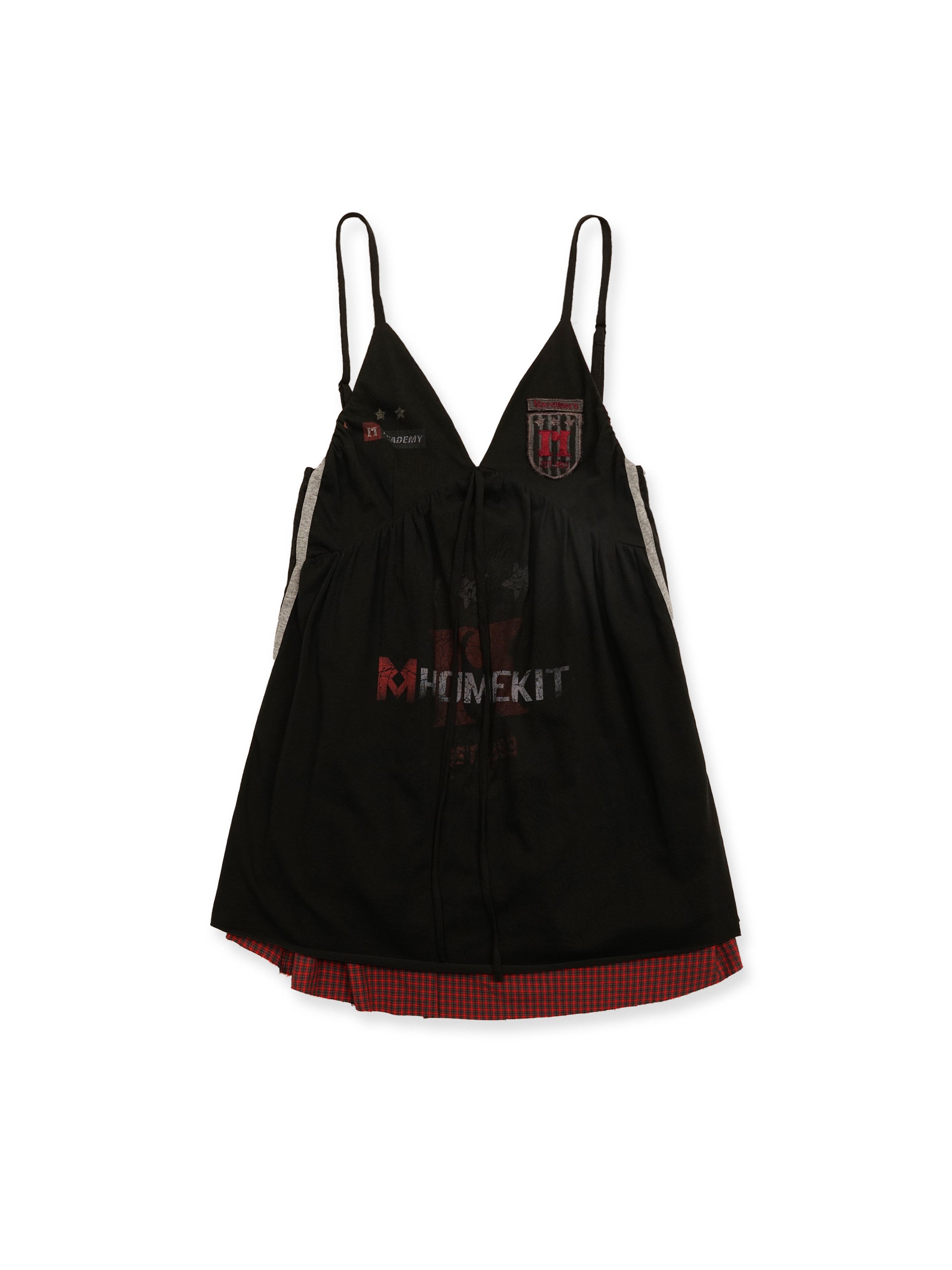 *College Friendship Match Home Court Double Layer Dress