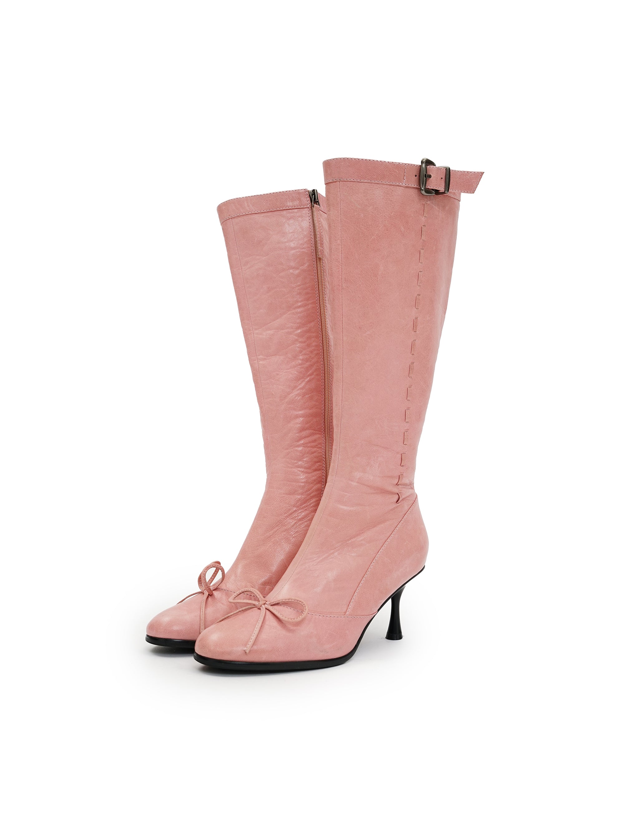 *Pink Barbie stiletto boots