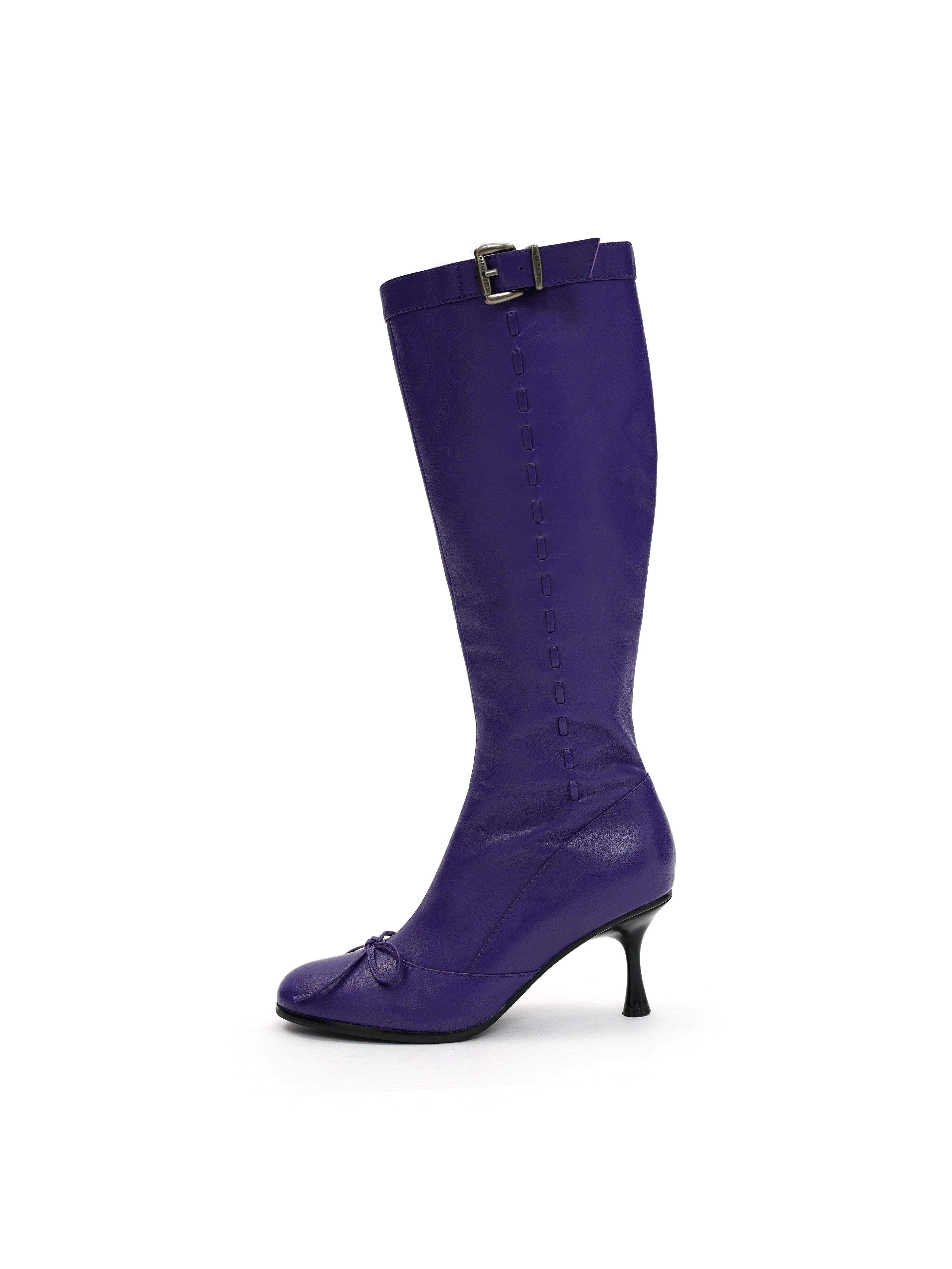 *Purple ballet stiletto boots