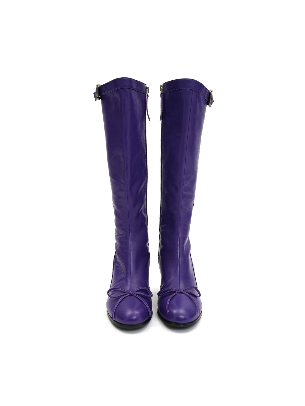 *Purple ballet stiletto boots