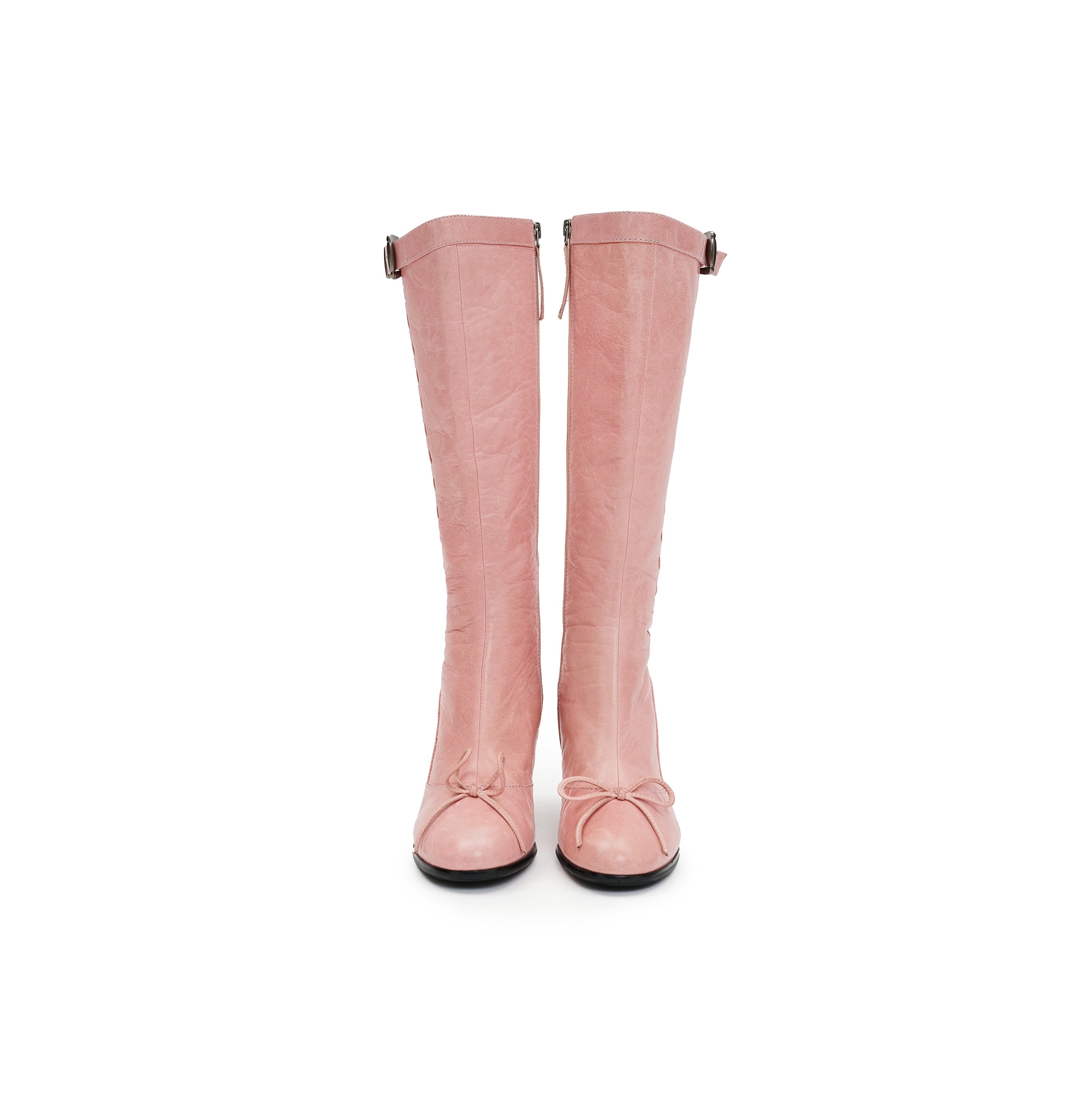 *Pink Barbie stiletto boots