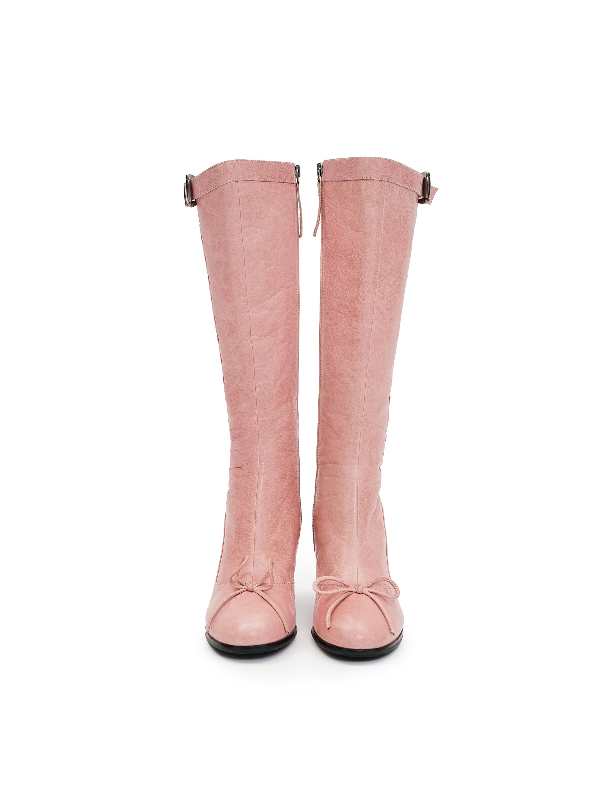 *Pink Barbie stiletto boots