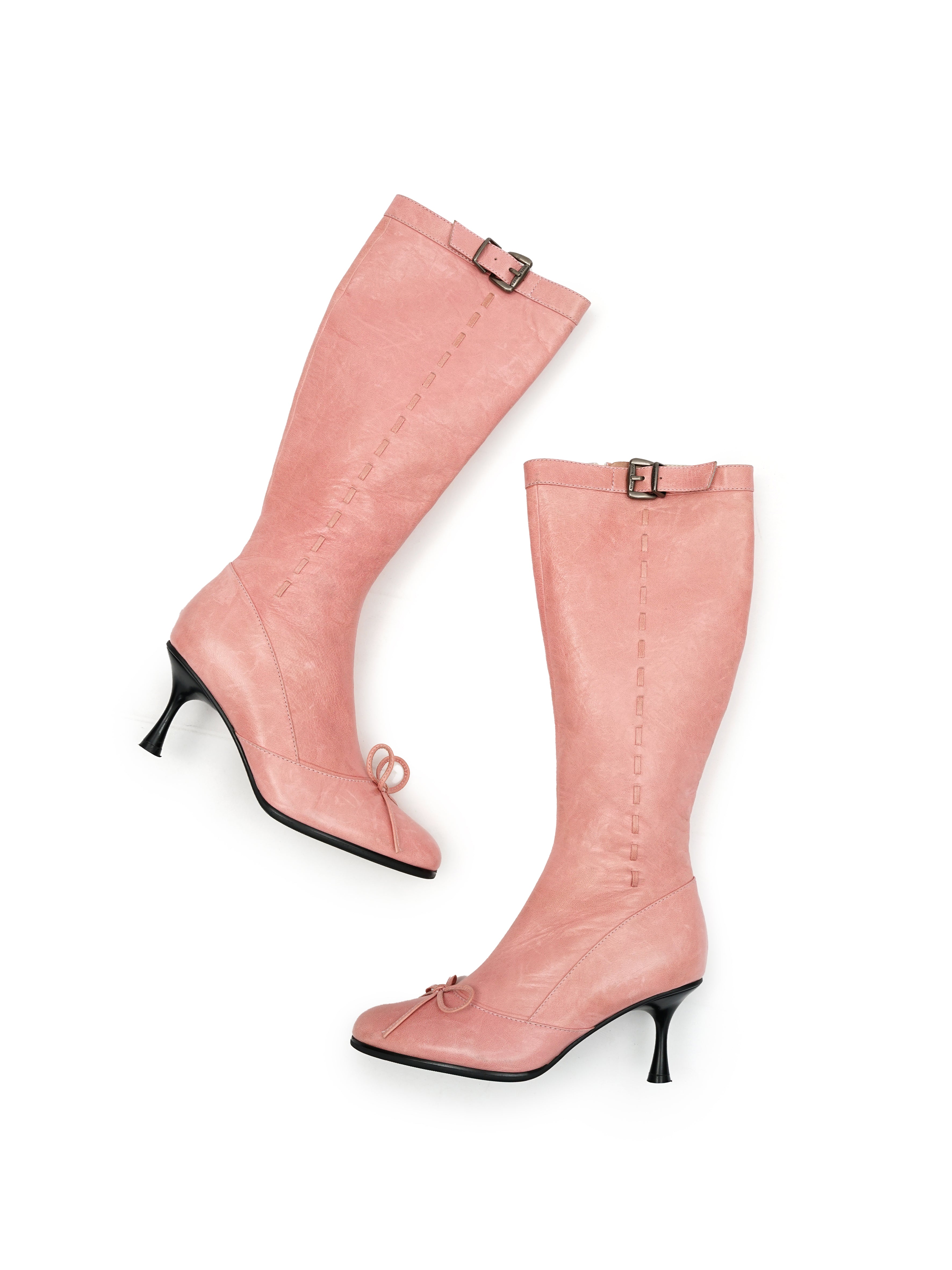 *Pink Barbie stiletto boots