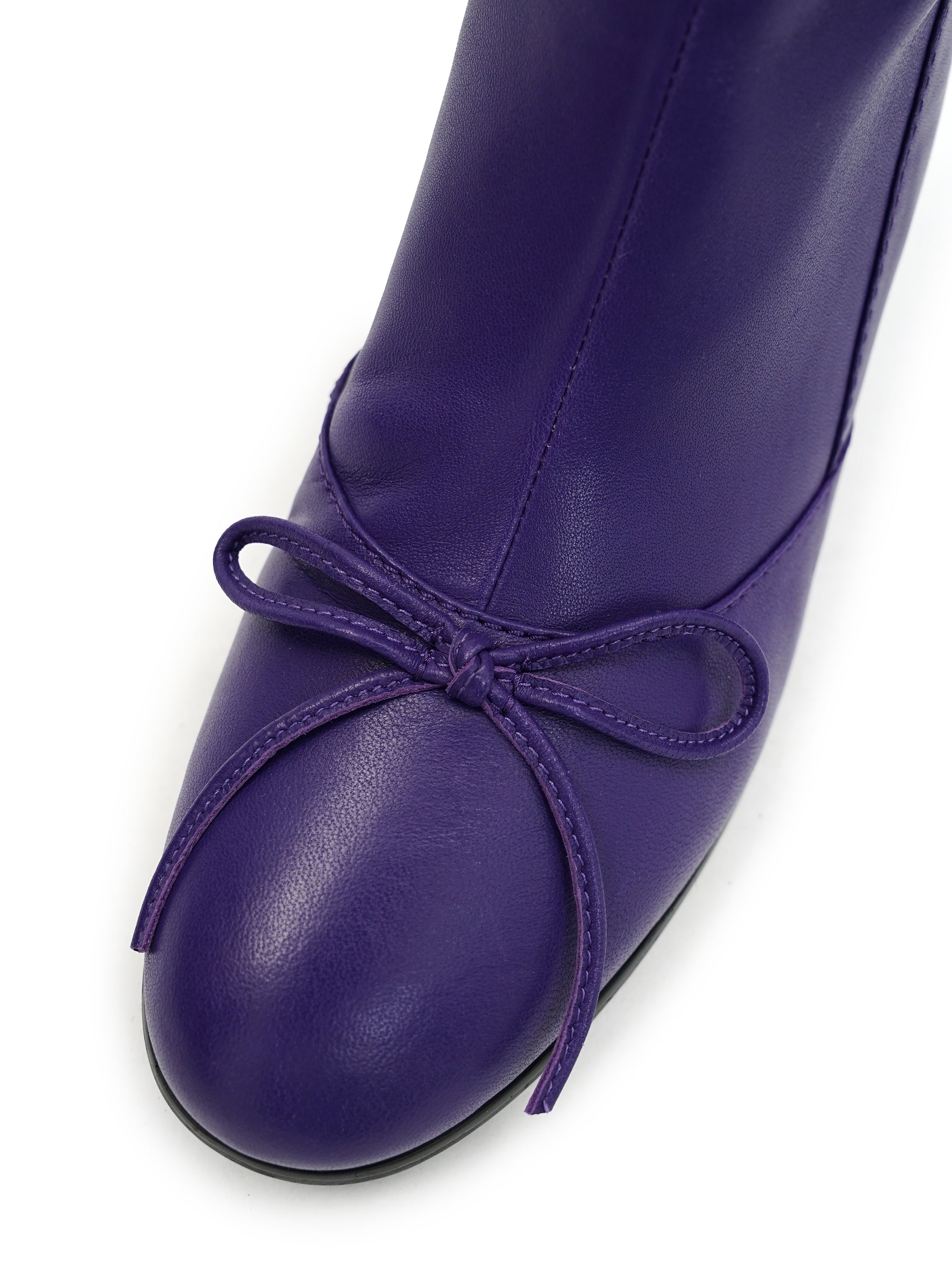 *Purple ballet stiletto boots