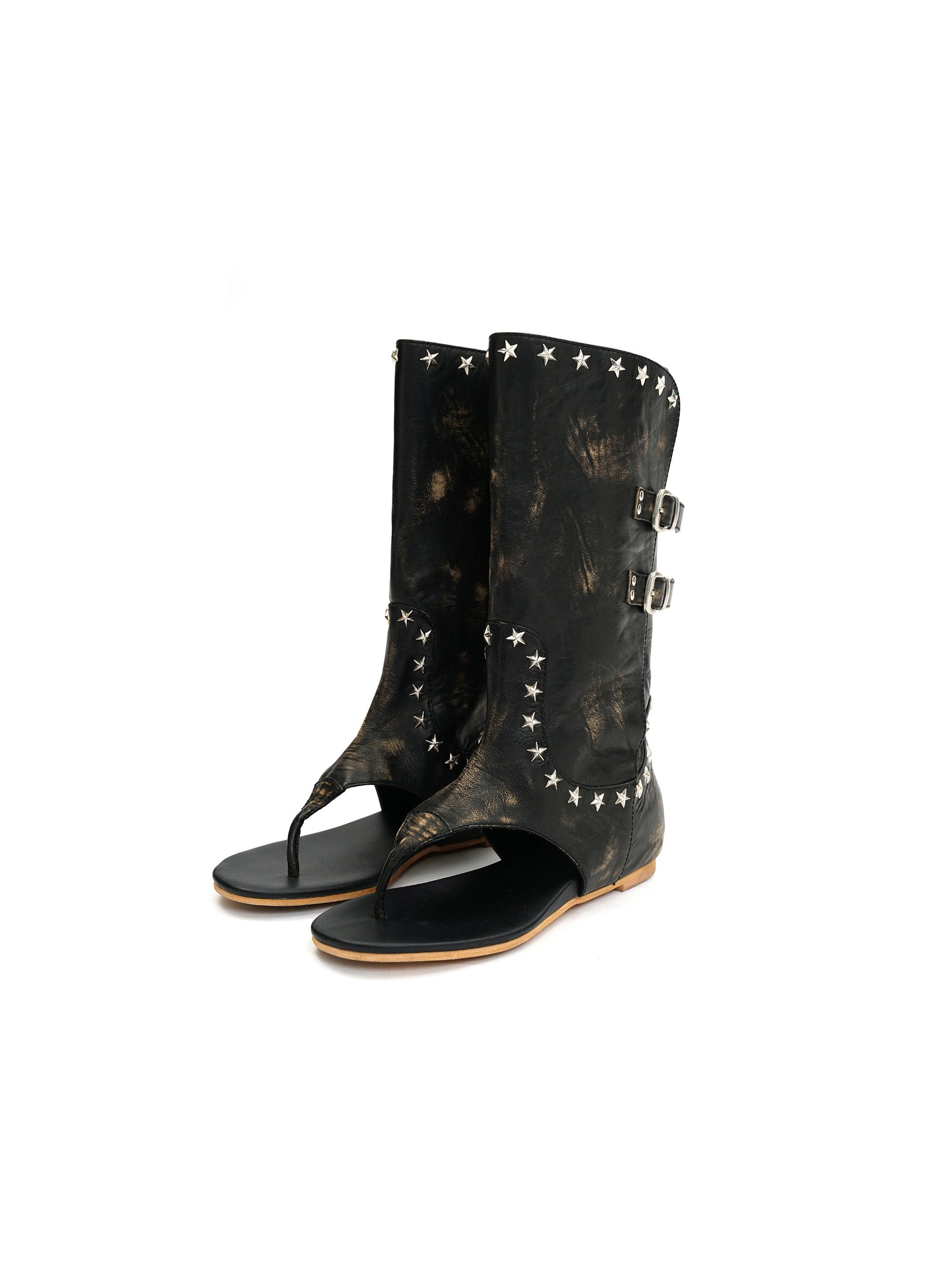 *Stars collide with nail shaped boots