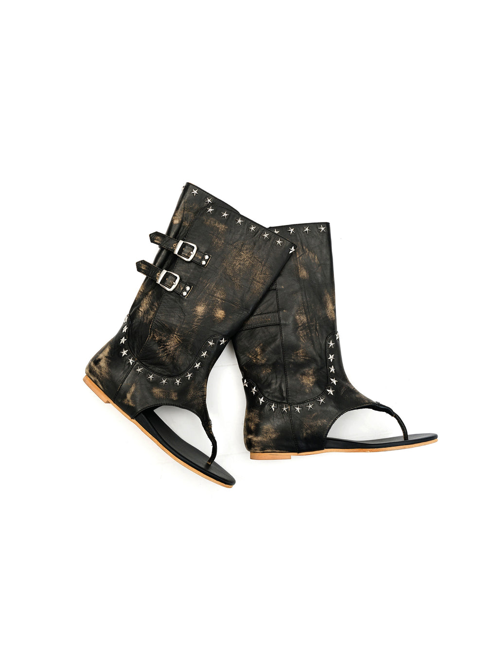 *Stars collide with nail shaped boots