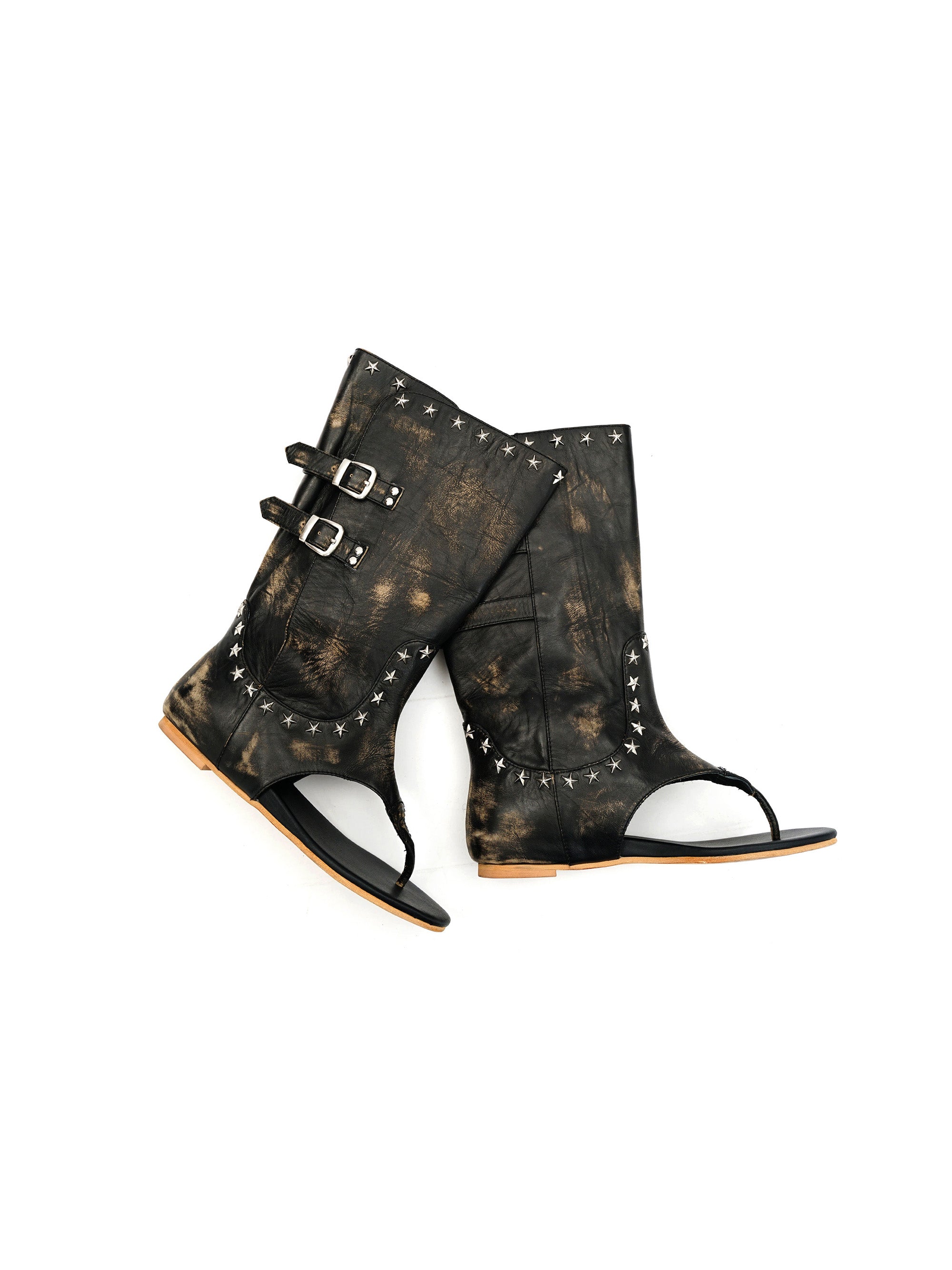 *Stars collide with nail shaped boots