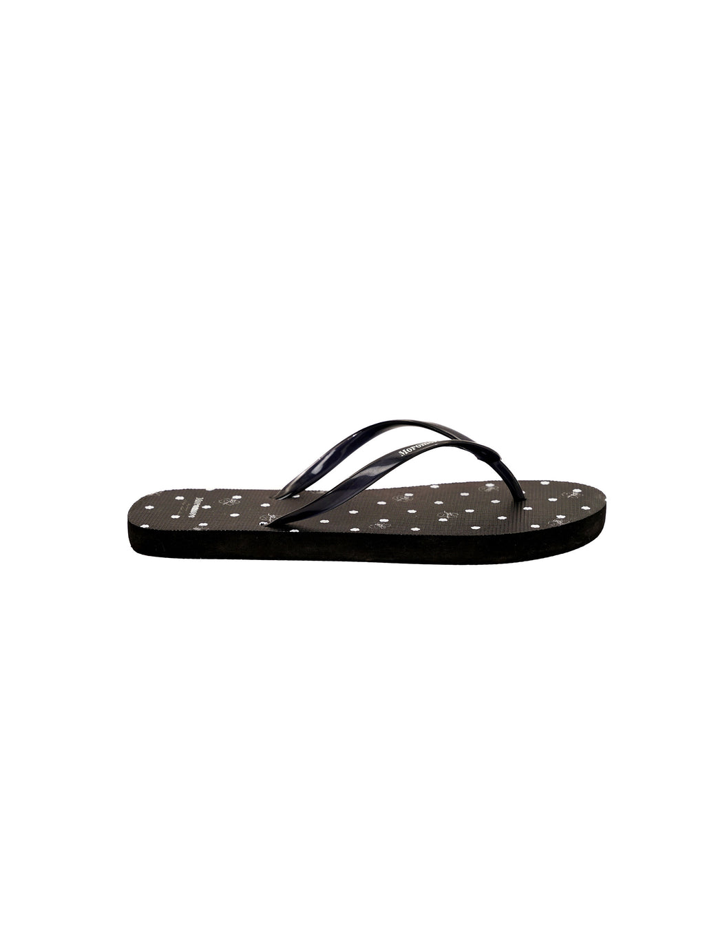 *Polka dot bunny print flip-flops