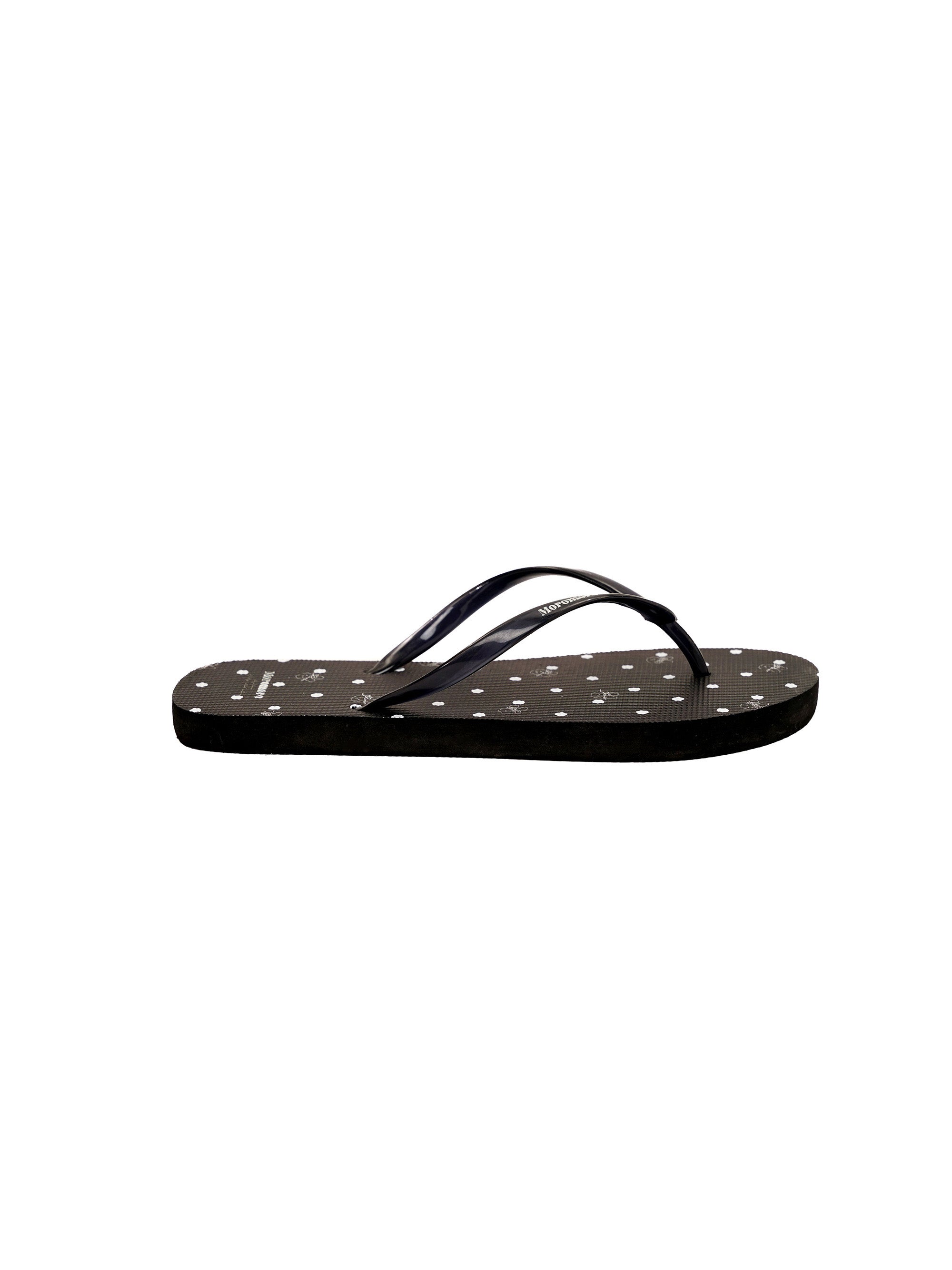 *Polka dot bunny print flip-flops