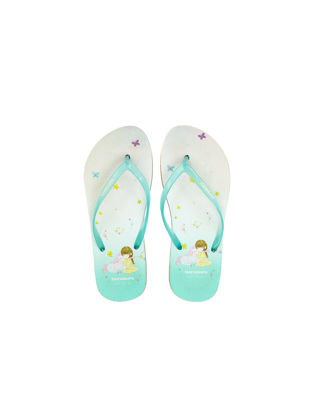 "Little Girl & Pony" Printed Flip-Flops