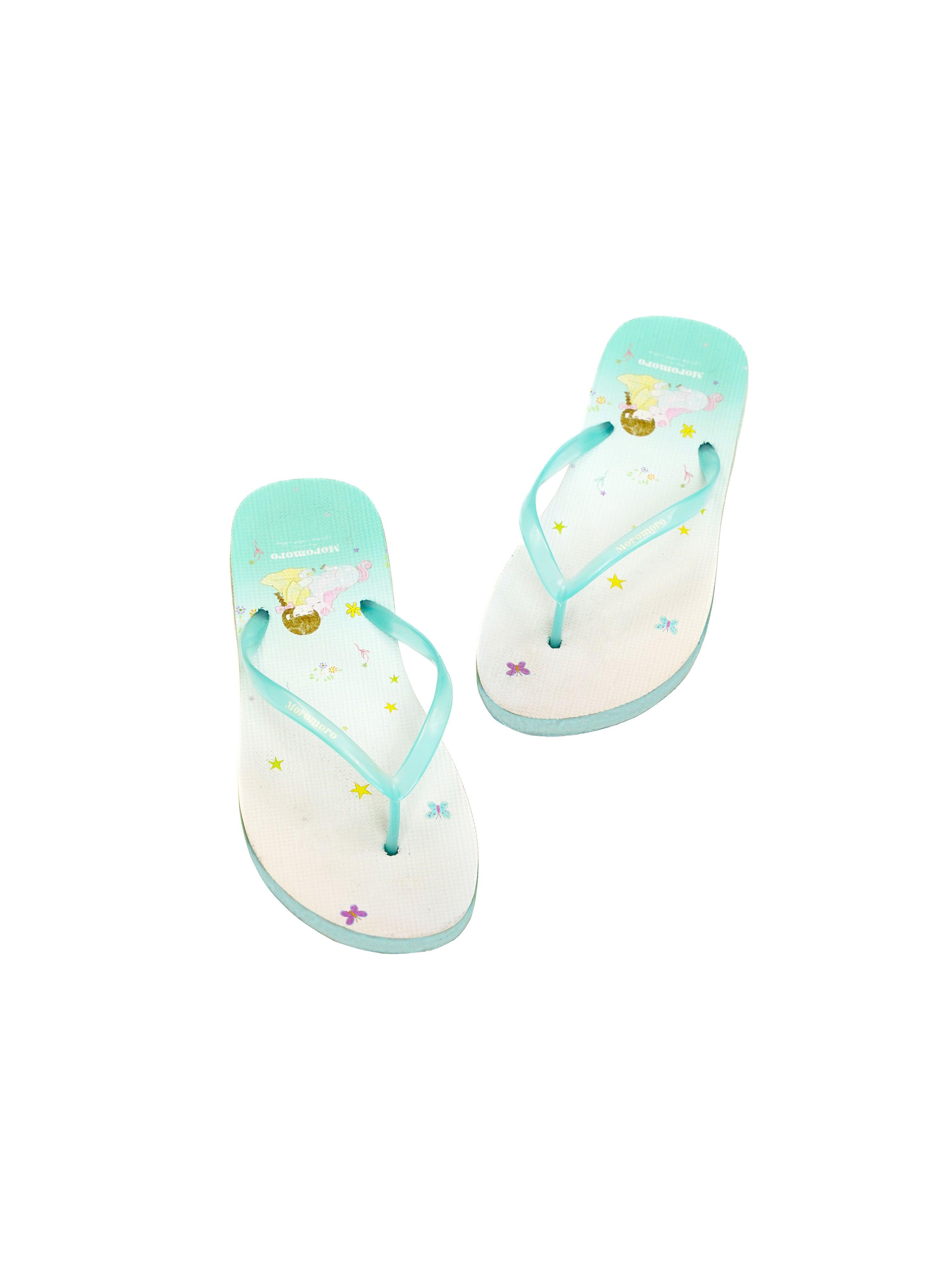 "Little Girl & Pony" Printed Flip-Flops