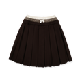 Preppy Faux Three-Layer Pleated Skirt